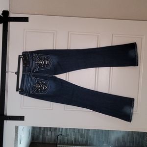 Miss Me Bootcut jeans size 26 Buckle embroidered